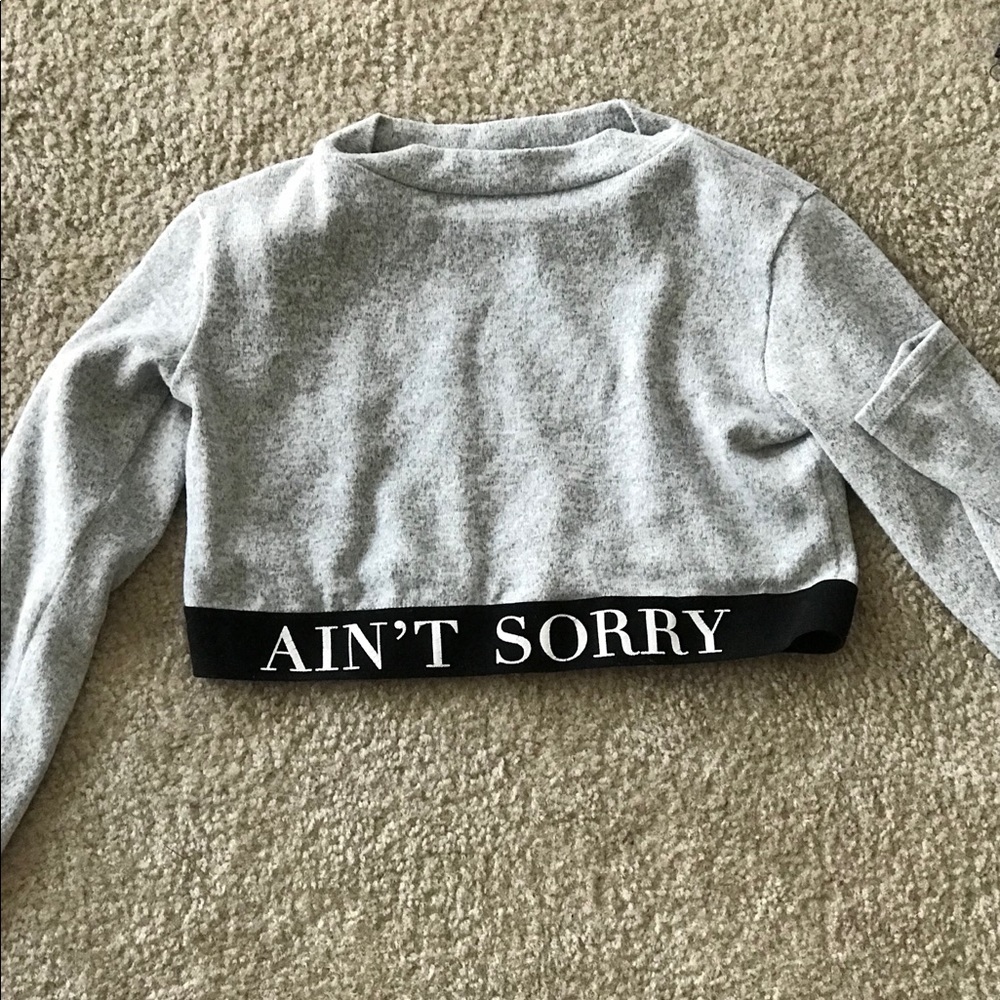Ain’t Sorry Crop Tee